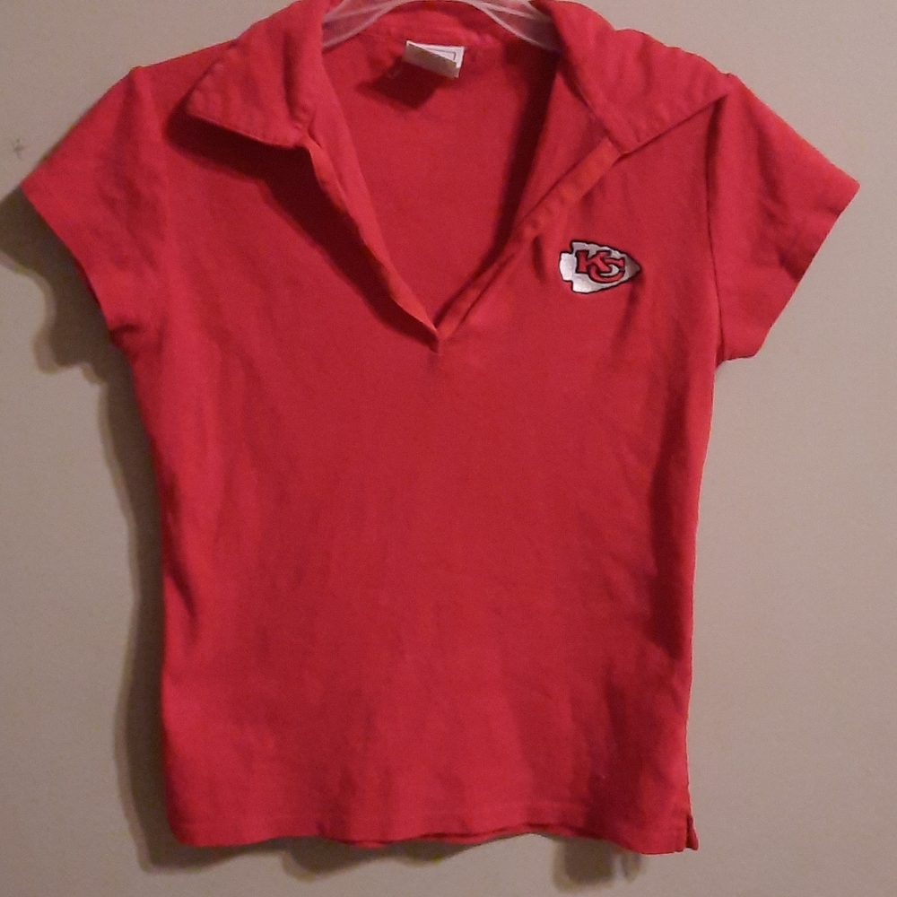 NFL Cheifs sort sleeve polo